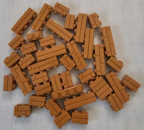 40 Lot LEGO Medium Nougat Masonry Bricks