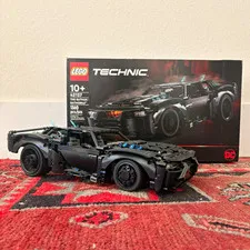 LEGO Technic 42127 The Batman Batmobile 1360pc Light Brick Included Box