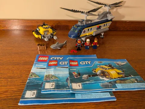 LEGO Town: Deep Sea Helicopter, 60093 - 100% Complete