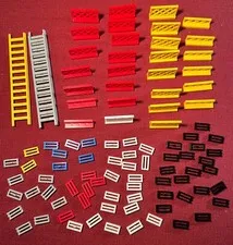 Lego Lot of 96 assorted lattice/fences, ladders, vents