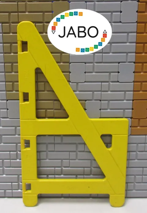 P14/8/7) LEGO Duplo Gate / Door Leaf Yellow House Farm Barn Fire Station Garage