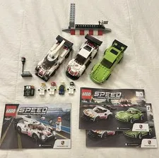 Lego Speed Champions Lot 75888 & 75887 Porsche 911 RSR 911 Turbo 919 Hybrid