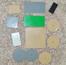 LEGO Multicolor Baseplate & Plate Bulk Lot, 10 Pieces Plastic
