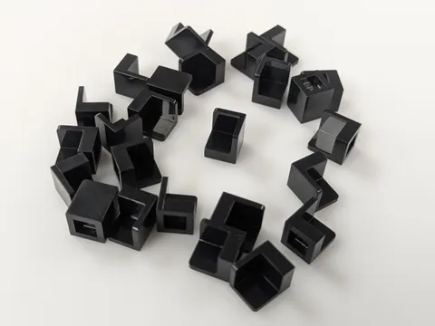 LEGO x25 NEW Black Panel 1 x 1 x 1 Corner #6231 MOC Bulk Parts Lot