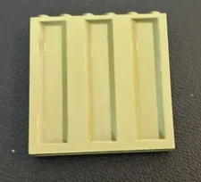 LEGO Part 23405 Olive Green Corrugated Wall Panel 1x6x5