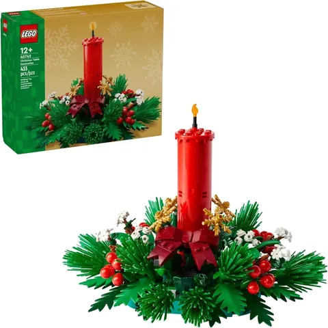 Lego 40743 Christmas Candle Table Decoration  New!  Sealed!! 433 Pcs