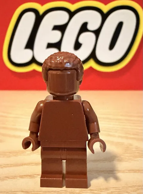 Lego Everyone Is Awesome Reddish Brown Monochrome Minifigure