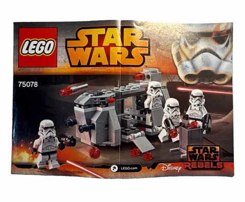 LEGO Star Wars 75078 Imperial Troop Transport 4 Stormtroopers Manual No Box