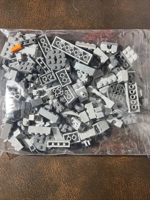 LEGO Gray Bricks 5oz Bulk Lot Gray Legos Square Rectangle Variety of Shades