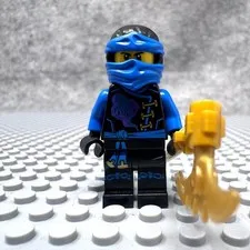 LEGO Minifigure Ninjago Jay Skybound Blue Ninja Djinn Blade Blue 70602 njo0210