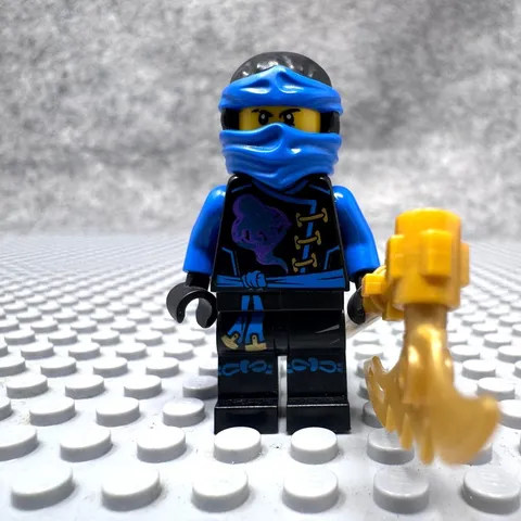 LEGO Minifigure Ninjago Jay Skybound Blue Ninja Djinn Blade Blue 70602 njo0210