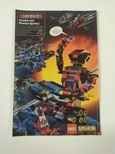 Rare Advertising Flyer Promotional Sheet LEGO Space Spyrius 6949 6991 6889 6939 1994