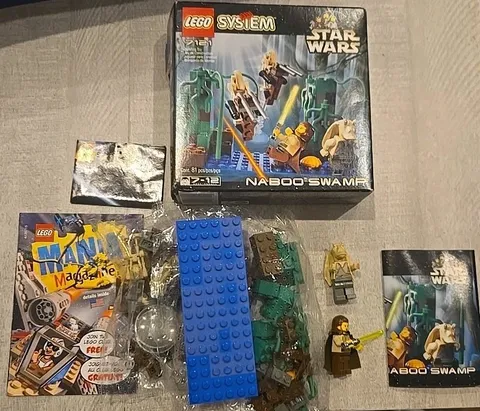 LEGO Star Wars Episode 1: Naboo Swamp 7121 - 100% Complete w/Instructions Box