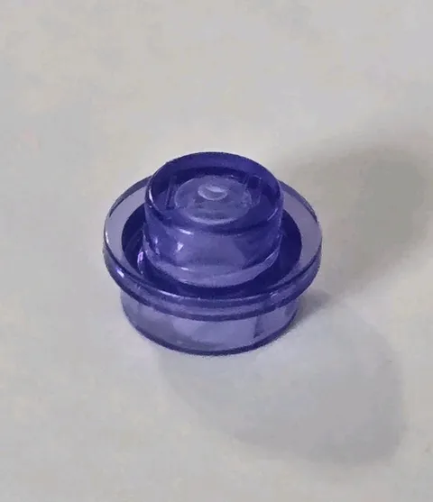 LEGO Parts - Trans-Purple Plate, Round 1 x 1 - No 4073