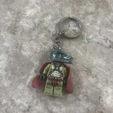 2011 Lego Legends of Chima CRAGGER Crocodile 1 3/4” Minifigure Keychain Key
