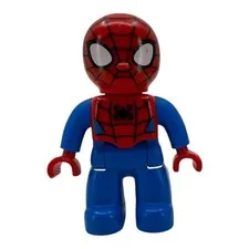 Lego Duplo Marvel Comics Spidermen Red Blue Suit Plastic Figure 2.5” Toy