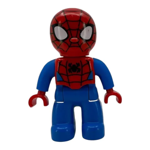 Lego Duplo Marvel Comics Spidermen Red Blue Suit Plastic Figure 2.5” Toy