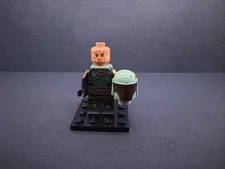 LEGO Star Wars sw1245 - Boba Fett Minifigure - Repainted Beskar Armor, Jet Pack