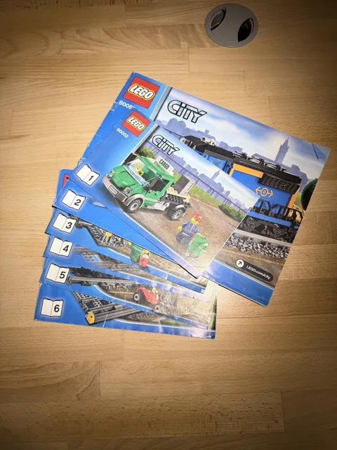 ALL LEGO City 60052 Cargo Train Instruction Manuals