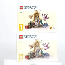 LEGO Dreamzzz 71486 Castle Nocturnia *** Instruction Manual Only *** (2 Books)