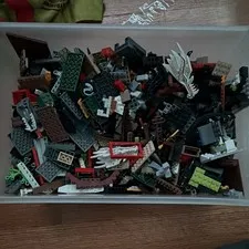 LEGO Bulk Lot Mixed Bricks Pieces & Parts Multicolor Plastic Bin