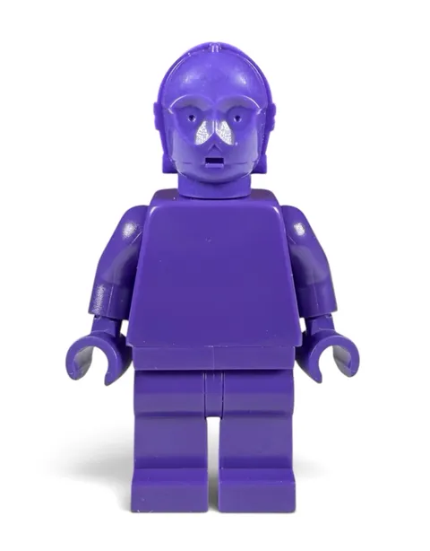 OFFICIAL LEGO - Star Wars C-3PO - Purple Monochrome Prototype Minifigure RARE