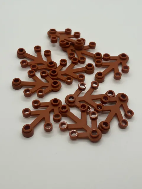 LEGO Dark Orange Plant Leaves 4 x 3 2423 qty 10