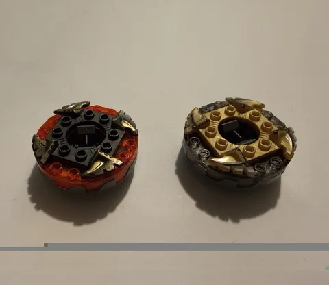 LEGO NINJAGO Spinners NRG Cole & Kai, lot of 2 2011 LEGO
