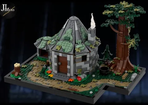 Lego Harry Potter Hagrid's Hut Expansion: Forbidden Forest W/572 P. & Set 76434