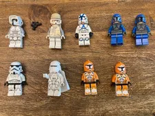 Lego Star Wars SW1053, SW0299, SW0585, SW0296, SW1094, SW0258, SW1182 minifigs