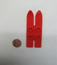 Lego Duplo RED SKIS Vintage for Skiing Jet Ski Snowmobile Snow Water Skis
