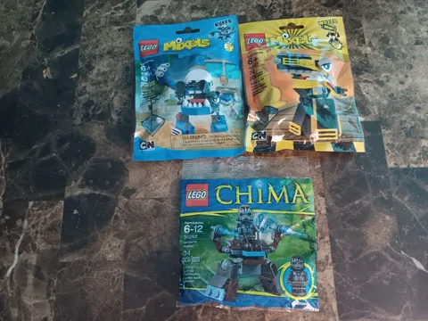 Lego lot, 3 packs Mixels 41554, 41547, and Chima 30262 NEW