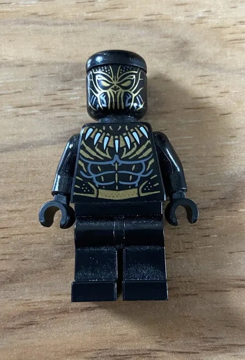Lego Erik Killmonger 76099 Golden Jaguar Black Panther Super Heroes Minifigure