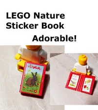 LEGO Nature Book Stickers Flowers Birds Bunny Gardening Mothers Gift Live Free C