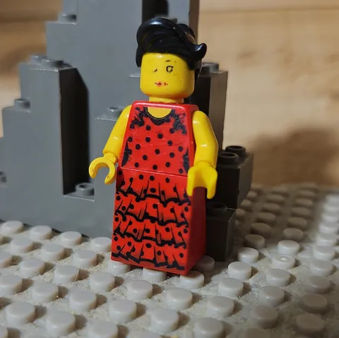 LEGO Plastic Flamenco Dancer Minifigure Series 6 8827 Foil Pack