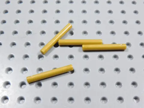 LEGO Lot of 4 Pearl Gold 3L Staffs Wands Blades Weapon Minifig BI