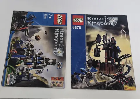 Lego Knights Kingdom II 8781+ 8876 Castle Knights Kingdom Scorpion Prison Cave