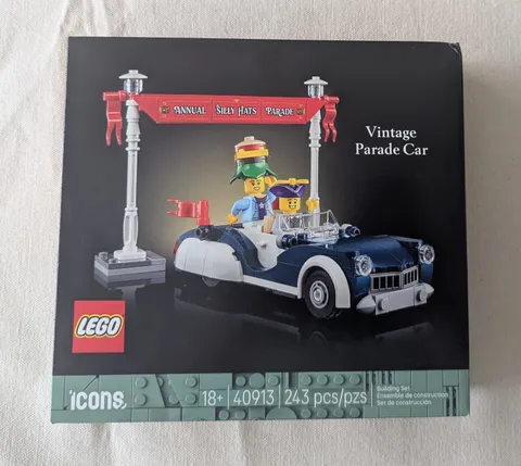 LEGO Icons Vintage Parade Car 40913 Limited Edition 243 pcs 18+ Factory Sealed