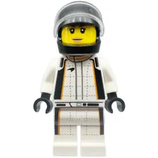LEGO Speed Champions McLaren Solus GT Driver Minifigure sc107 Helmet New
