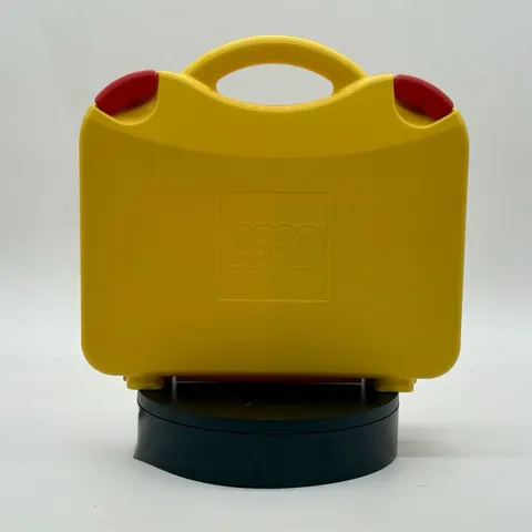 LEGO Yellow Hard Carrying Case with Dividers Storage New Fast Shipping