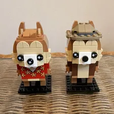 LEGO BrickHeadz Disney 40550 Chip & Dale 226pc Set Without box/instructions