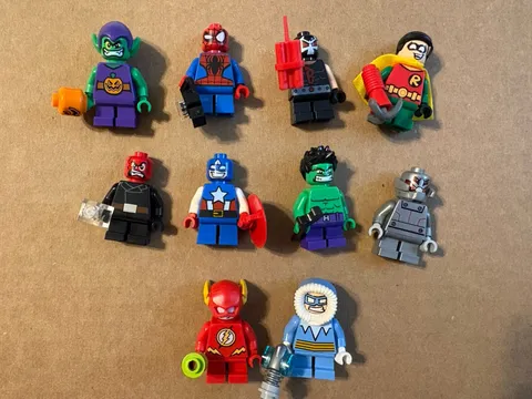 Lego Mighty Micros - Marvel / DC Super Heroes Minifigures Lot of 10