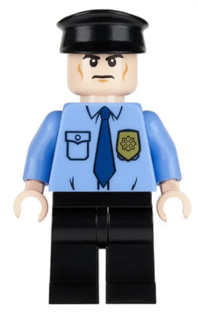 LEGO Super Heroes Minifigure Armored Truck Driver sh0109 76015