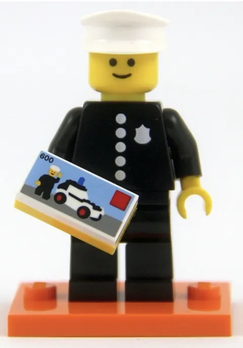 New Sealed LEGO 71021 Series 18 (col18-8) Minifigure 1978 Classic Police Officer