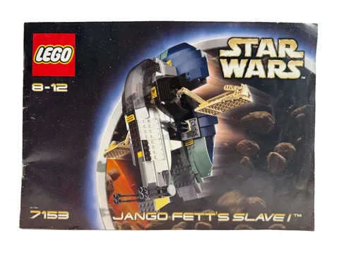 LEGO 7153 Jango Fett Slave I Instructions Manual Booklet Star Wars 2002