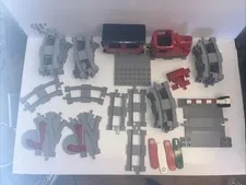 LEGO Duplo 10874 #925 Motorized Red Locomotive Train Push & Go Tracks