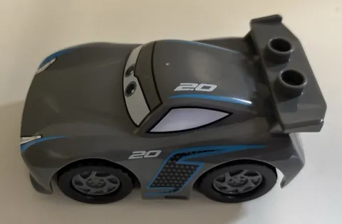 Lego Duplo Pixar Cars Grey Jackson Storm car from Lightning McQueen Cars Movie