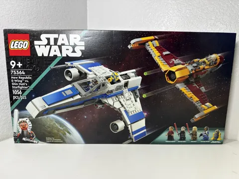 LEGO Star Wars 75364 New Republic E-Wing vs. Shin Hati's. Kenobi Vader Mando.