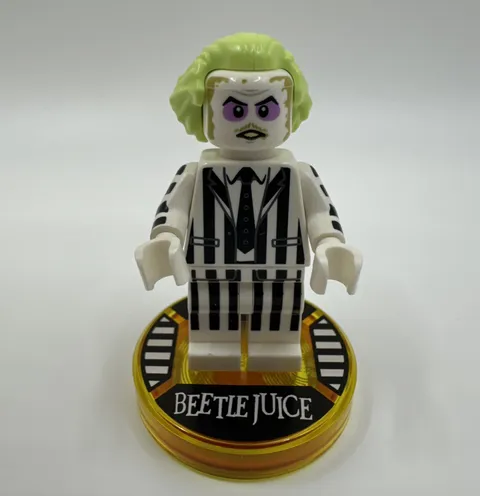 LEGO Dimensions Beetlejuice Minifigure with Tile dim050 71349 READ