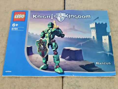 LEGO 8784 Castle Knights Kingdom II Rascus Instruction Manual Book Only 2004